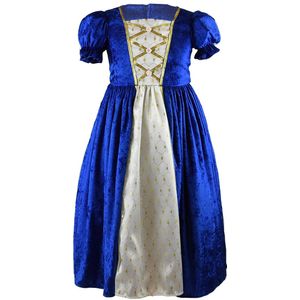 Den Goda Fen Kostuum - Prinsessenjurk - Blauw - Den Goda Fen - 3-4 jaar (98-104) - Kostuum