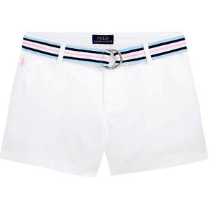 Polo Ralph Lauren Shorts - Classics - Wit m. Riem - Polo Ralph Lauren - 3 jaar (98) - Shorts
