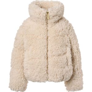 Molo Gevoerde Jas - Kunstbont - Havi - Vanilla - Molo - 8 jaar (128) - Donsjassen