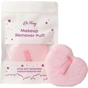 Oh Flossy Make-up Remover-Kussen - Hart - Roze - Oh Flossy - OneSize - Persoonlijke Verzorging