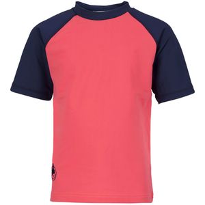 Petit Crabe Zwemtop - Raglan - UV50+ - Nectarine/Blue - Petit Crabe - 2-3 jaar (92-98) - Badmode