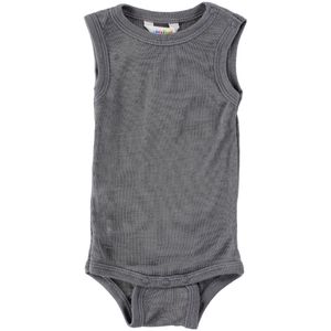 Joha Romper mouwloos - Wol/Zijde - Donkergrijs - Joha - 50 - Romper Mouwloos