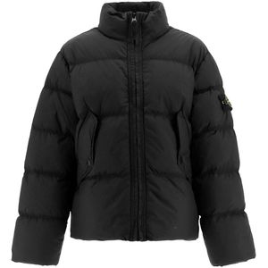 Stone Island Donsjas - Zwart - Stone Island - 8 jaar (128) - Donsjassen