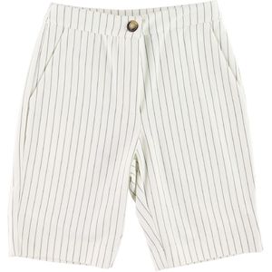 Grunt Shorts - Henna Bermuda - Wit m. Strepe - Grunt - 8 jaar (128) - Shorts