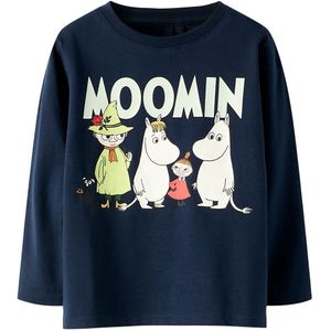 Name It Blouse - NmnSlov - MOOMIN - Navy Blazer - Name It - 5 jaar (110) - Shirts