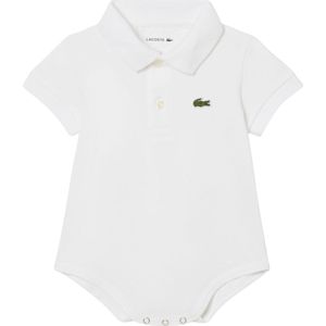 Lacoste Romper s/s - Wit - Lacoste - 6 mnd - Romper S/S