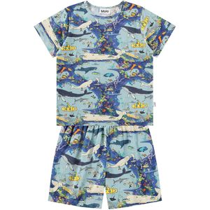 Molo Pyjama set - Luvis - Pixel Sea - Molo - 5-6 jaar (110-116) - Pyjama - Tweedelig