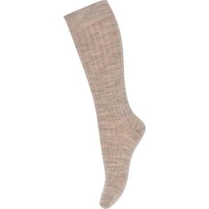 MP Sokken - Wol - Rib - Light Brown Gemêleerd - MP - 22/24 - Sokken