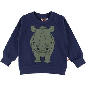 DYR-Cph Sweatshirt - Dyrbellow - Dk Navy Neushoorn - DYR - 2 jaar (92) - Sweatshirt