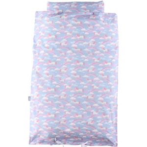 Nørgaard Madsens Beddengoed - Baby - Denim m. Eenhoorns/Regenboo - Nørgaard Madsens - Baby - Beddengoed - Baby