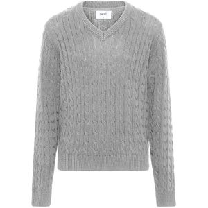 Grunt Blouse - Gebreid - GrAron - Grey Melange - Grunt - 10 jaar (140) - Shirts