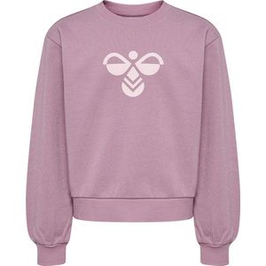 Hummel Sweatshirt - HmlJR Muis - Lavender Mist/Glitter - Hummel - 5-6 jaar (110-116) - Sweatshirt