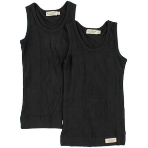 MarMar Onderhemden - 2-pack - Zwart - MarMar - 2 jaar (92) - Onderhemd