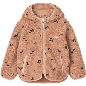 Liewood Fleece Jas - Mara - Berry/Pale Toscane/Borduurwerk - Liewood - 4 jaar (104) - Fleece Jassen