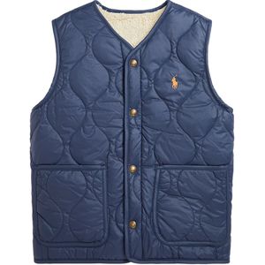 Polo Ralph Lauren Donsvest m. Fleece - Omkeerbaar - Navy/Beige - Polo Ralph Lauren - 10-12 jaar (140-152) - Vest