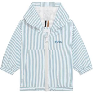 BOSS Jas - Lichtblauw/Wit Gestreept - BOSS - 3 jaar (98) - Zomerjas