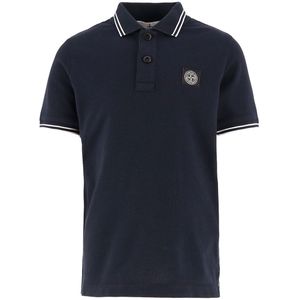 Stone Island Polo - Navy Blue - Stone Island - 10 jaar (140) - Polo