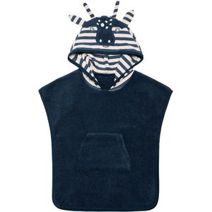 Hust and Claire Handdoek Poncho - Finni - Blue Maan - Hust and Claire - OneSize - Babyhanddoek