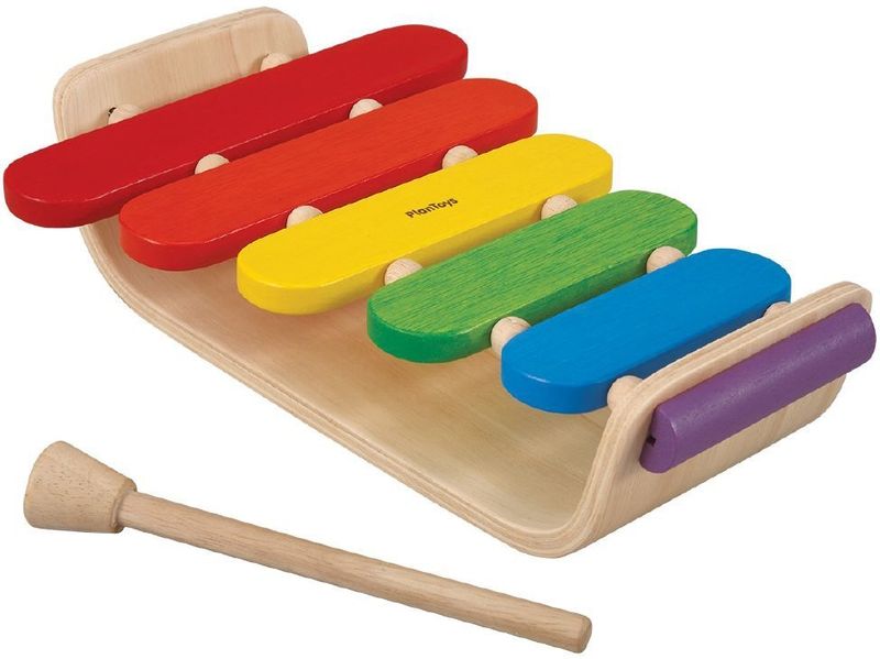 PlanToys Ovale xylofoon - Multicolour - PlanToys - OneSize - Muziekinstrumenten