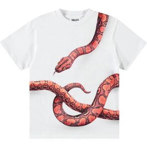 Molo T-Shirt - Robijn - Rood Snake - Molo - 3 jaar (98) - T-Shirts