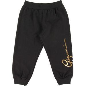 Versace Joggingbroek - Zwart m. Goud - Versace - 12-18 mnd - Joggingbroek
