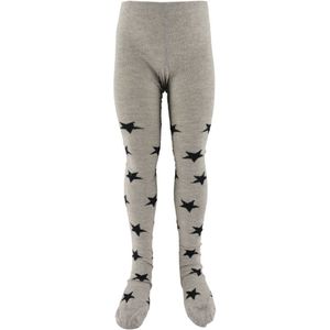Minymo Panty's - Grijs Gevlekt m. sterren - Minymo - 116/122 - Panty's
