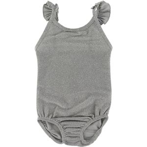 Christina Rohde Romper mouwloos - Zilver Glitter - Christina Rohde - 5 jaar (110) - Romper Mouwloos