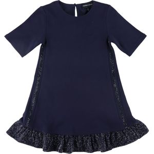Emporio Armani Sweatjurk - Blu Mora m. Strass - Emporio Armani - 6 jaar (116) - Jurk