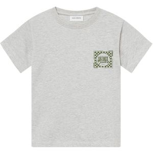 Les Deux - Junior Goods - T-shirt - Melange Chive Green - Slim Fit