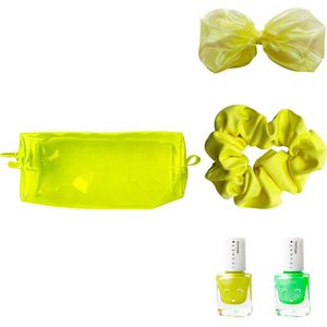 Inuwet Cadeauset - Nagellak/Haaraccessoires - Neon Yellow - Inuwet - OneSize - Nagellak