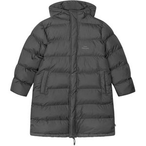 Mads Nørgaard Gevoerde Jas - Light Ripstop Jolina - Asfalt - Mads Nørgaard - 10 jaar (140) - Donsjassen