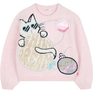 Billieblush - U21380 - Kattentrui - Roze - Casual - Katoen