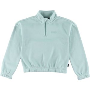 Vans Sweatshirt - Mock met halve rits - grijs Mist - Vans - L - Large - Sweatshirt