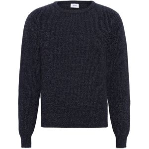 Grunt Blouse - Gebreid - GrTone - Navy Melange - Grunt - 10 jaar (140) - Shirts