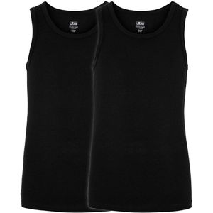 JBS Onderhemd - 2-pack - Bamboe - Zwart - JBS - 7-8 jaar (122-128) - Onderhemd