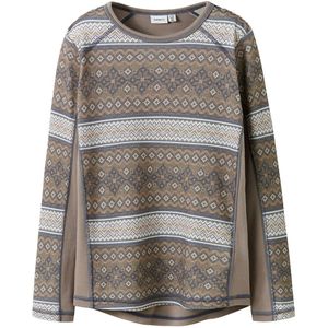 Name It Blouse - Wol - NkmWillto - Satelliet/Snow Pattern - Name It - 6 jaar (116) - Shirts