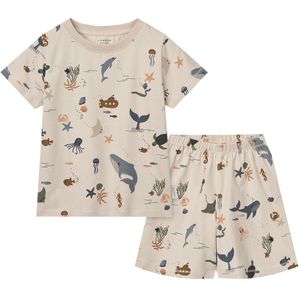 Liewood Pyjama set - 2-delig - Ilford - Sea Wezen/Sandy - Liewood - 1½ jaar (86) - Pyjama - Tweedelig