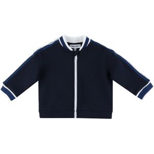 Emporio Armani Cardigan - Navy m. Wit - Emporio Armani - 24 mnd - Cardigan