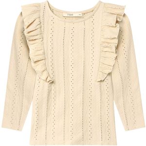 Fliink Blouse - Gabby - Zandschelp m. Pointelle - Fliink - 80 - Shirts
