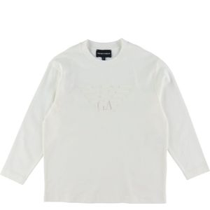 Emporio Armani Blouse - Wit m. Logo - Emporio Armani - 10 jaar (140) - Shirts