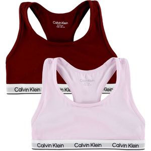 Calvin Klein Tops - 2-pack - Lichtlila/Raspberry Chocolate - Calvin Klein - 8-10 jaar (128-140) - Ondergoed