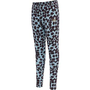 Hummel Leggings - hmlBadia - Blauw/Zwart - Hummel - 4 jaar (104) - Leggings
