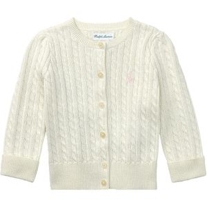 Polo Ralph Lauren Cardigan - Gebreid - Mini Kabel - Warm White - Polo Ralph Lauren - 62 - Cardigan