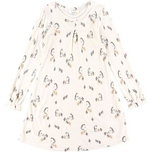 Joha Jurk - Viscose/Bamboe - Licht Beige - Joha - 60 - Jurk