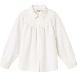MarMar Overhemd - Trissa - Wit m. Bogen - MarMar - 3 jaar (98) - Overhemd