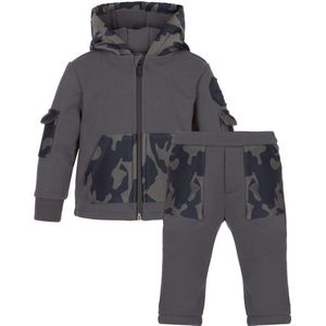 Emporio Armani Joggingpakken - Antraciet Grijs m. Camouflage - Emporio Armani - 12 mnd - Joggingpakken