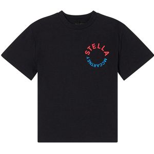 Stella McCartney Kids T-Shirt - Zwart m. Print - Stella McCartney Kids - 8 jaar (128) - T-Shirts
