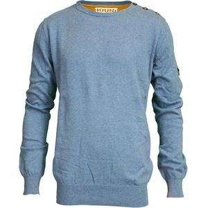 Hound Blouse - Gebreid - Dusty Blue Gemêleerd - Hound - 10 jaar (140) - Shirts
