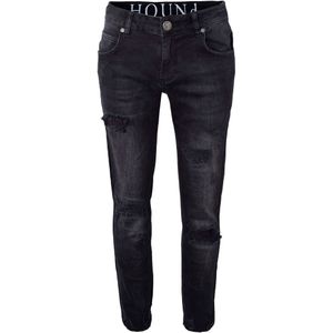 Hound Jeans - Breed - weggegooid Black Denim - Hound - 10 jaar (140) - Jeans
