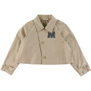 Marni Jas - Bijgesneden - Zand Beige m. Strass - Marni - 14 jaar (164) - Zomerjas